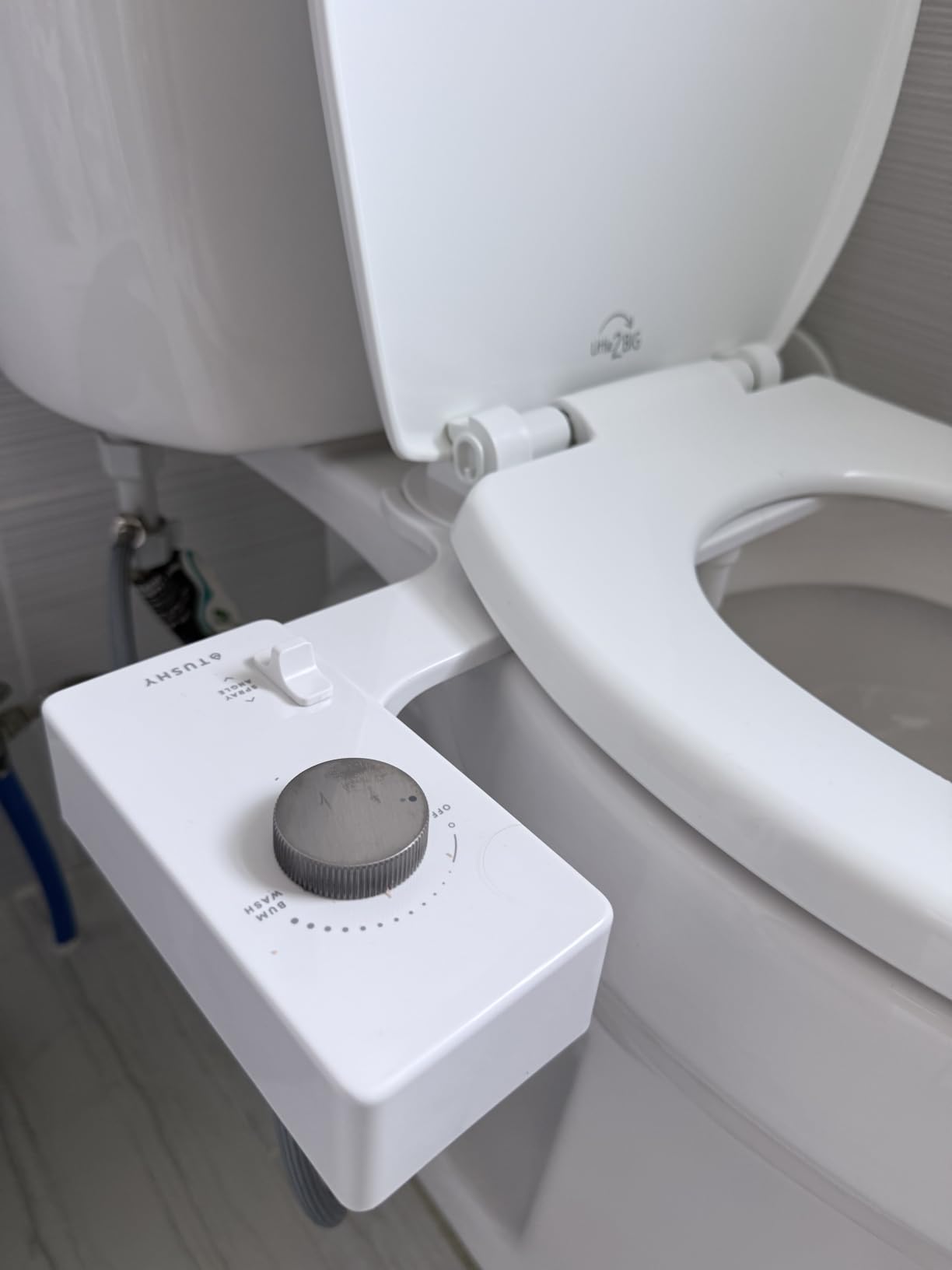 TUSHY Classic 3.0 Bidet Toilet Seat Attachment, Brushed Nickel customer photo 1