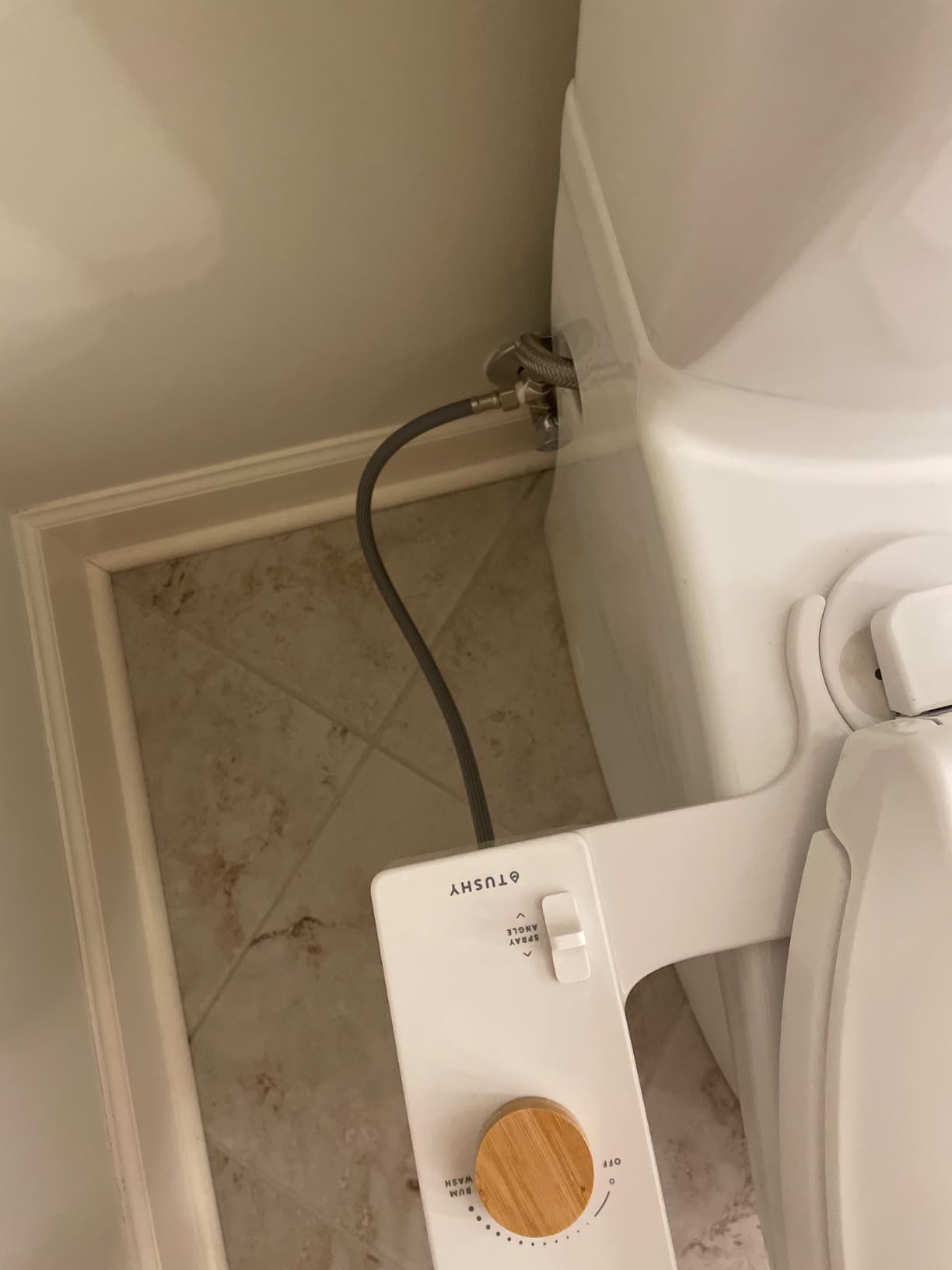 TUSHY Classic 3.0 Bidet Toilet Seat Attachment, Brushed Nickel customer photo 2
