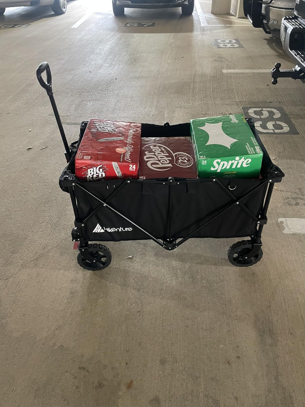 Hikenture Wagons Carts Foldable 330LBS, Heavy Duty Collapsible Wagon customer photo 1