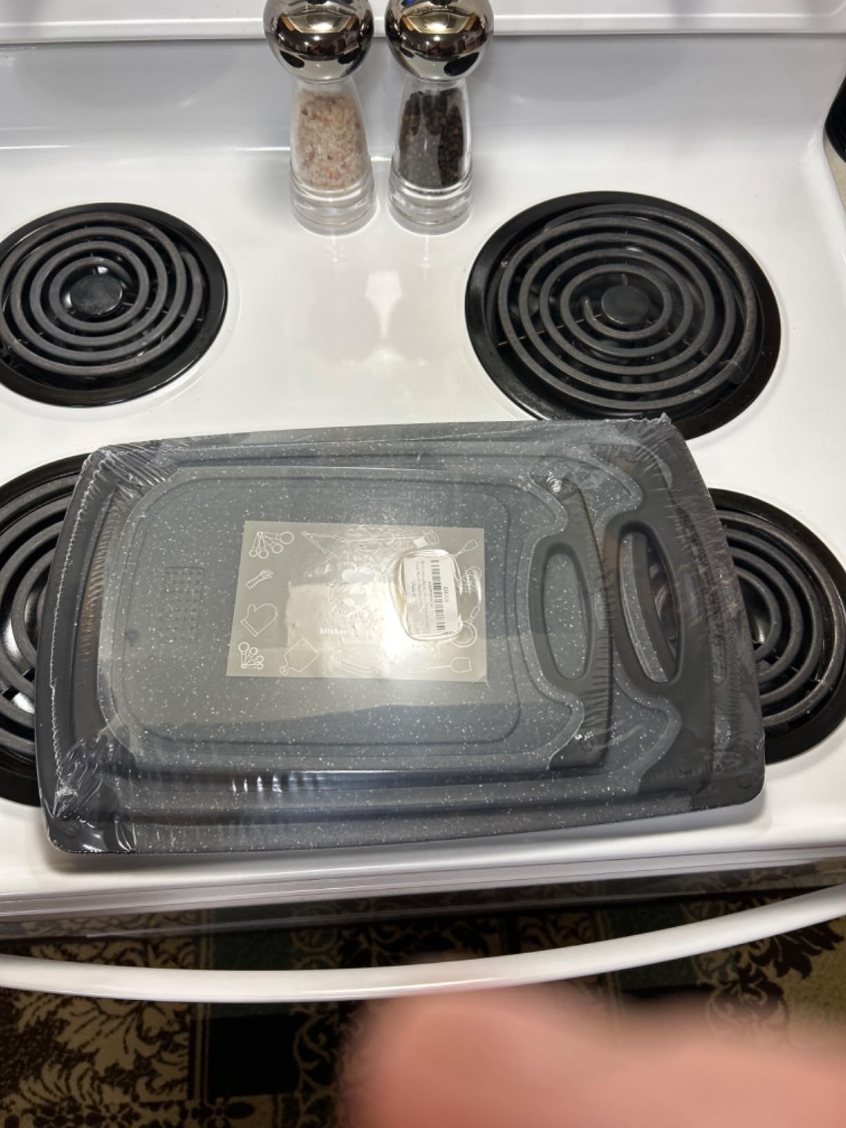 Viretang Plastic Cutting Boards Set of 3,BPA Free,Dishwasher Safe customer photo 1