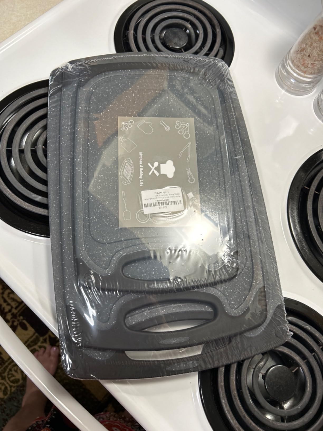 Viretang Plastic Cutting Boards Set of 3,BPA Free,Dishwasher Safe customer photo 2