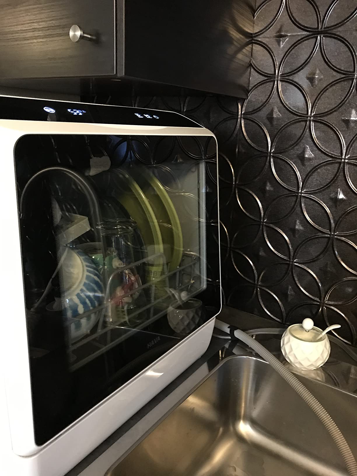 HAVA Countertop Dishwasher, 6 Programs Portable Dishwasher with Water Tank customer photo 1