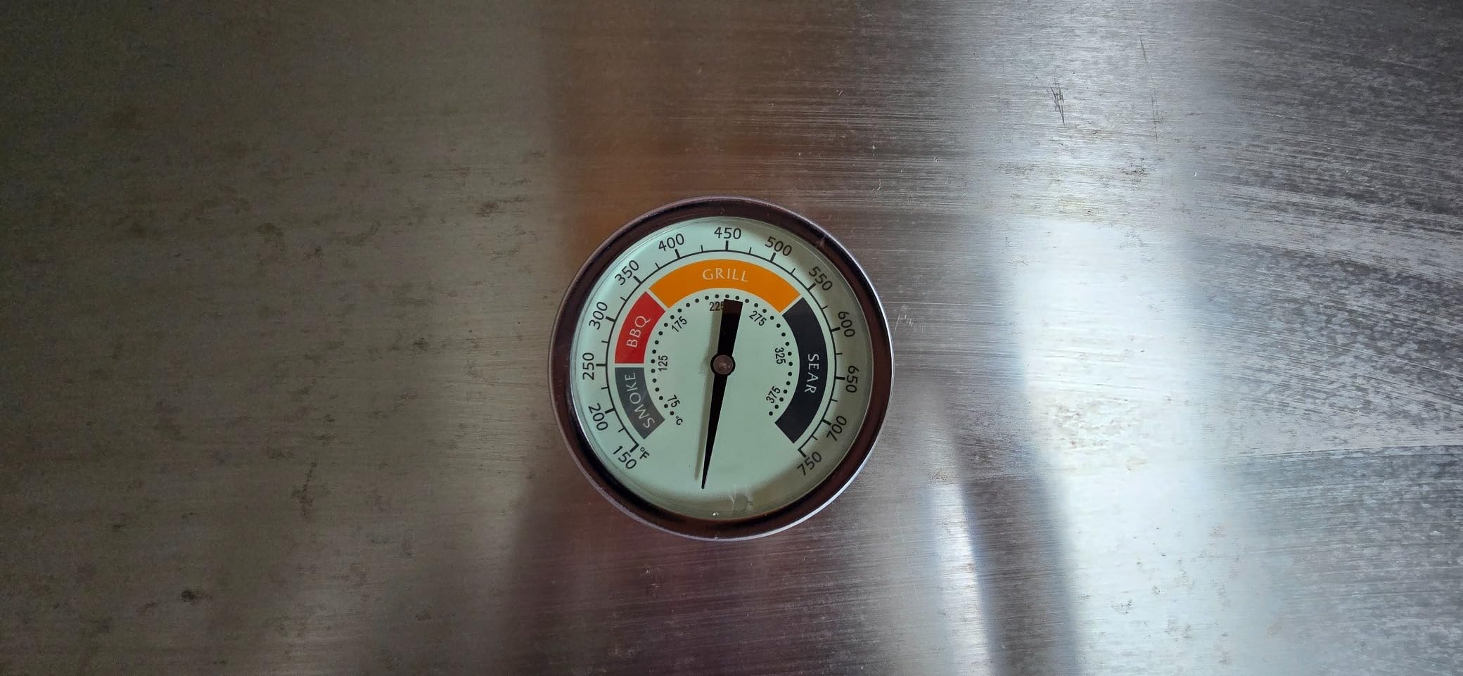 3 1/8” Accurate Luminous BBQ Thermometer Gauge for Oklahoma Joe’s Smokers 3695528R06 & Most Charcoal Pellet Wood Pit Smoker Grills, 1/2 NPT Male Thread Temperature Gauge Replacement, Grill Thermostat customer photo 2