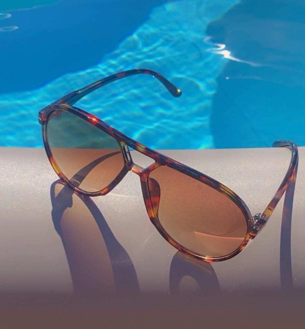 SOJOS Retro Polarized Aviator Sunglasses Womens Mens SJ2174 customer photo 2