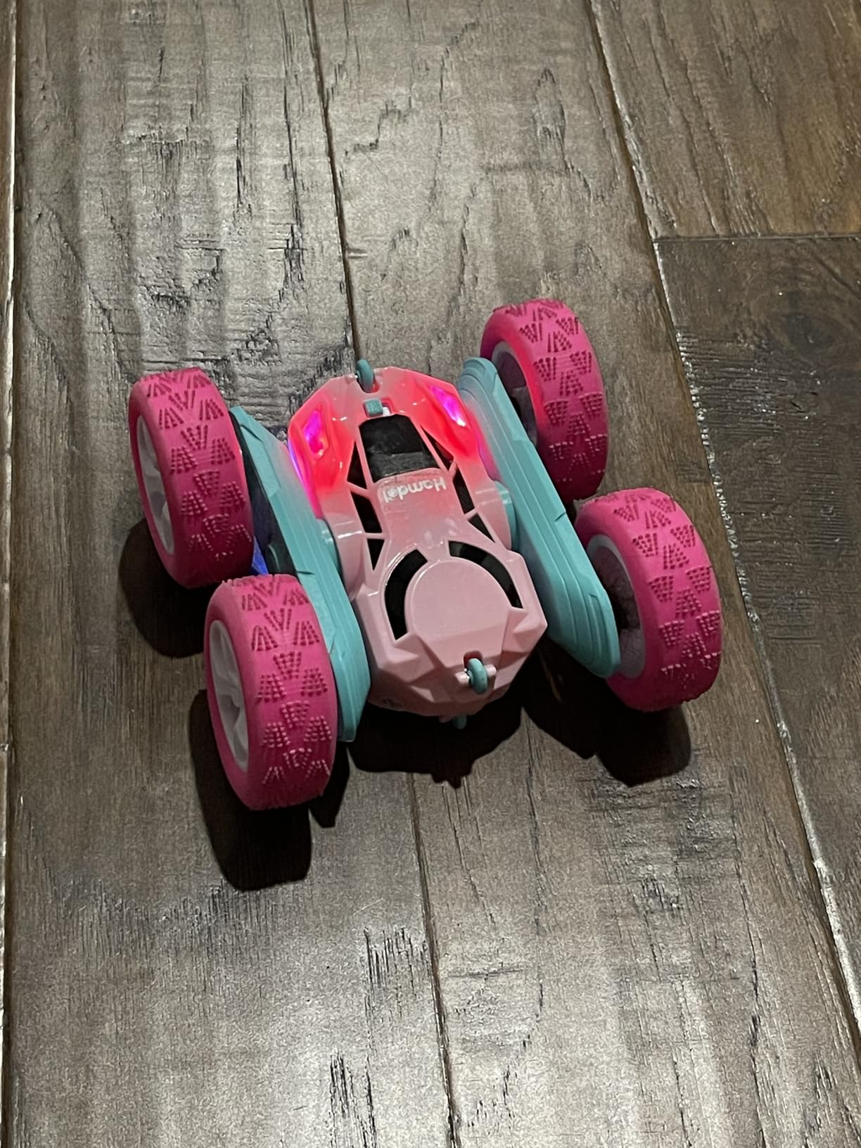 Hamdol Remote Control Car for Kids, 360° Rotating Double-Sided RC Car with LED Headlights, 4WD 2.4GHz Electric Rechargeable Toy Vehicle for Boys and Girls, Perfect Birthday customer photo 2