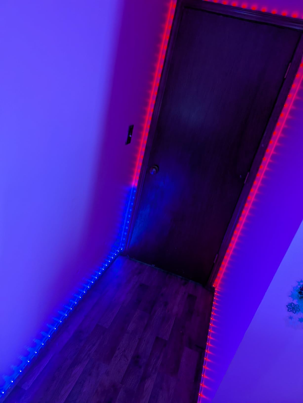 Tenmiro Led Lights for Bedroom 100ft (2 Rolls of 50ft) Music Sync Color Changing Strip Lights with Remote and App Control RGB Strip, for Room Home Party Decoration customer photo 2