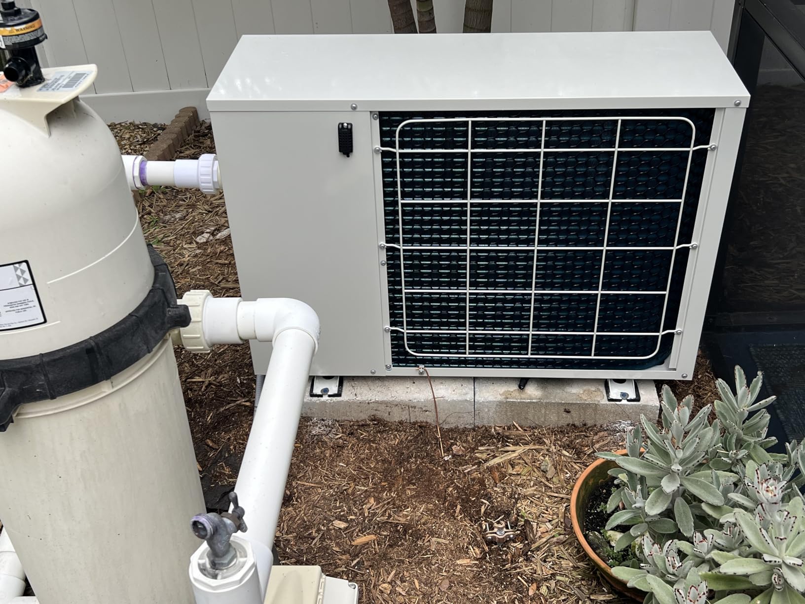 FibroPool Swimming Pool Heat Pump - FH270 70,000 BTU - for Above Ground and Inground Pools and Spas - High Efficiency, All Electric Heater - No Natural Gas or Propane Needed customer photo 1