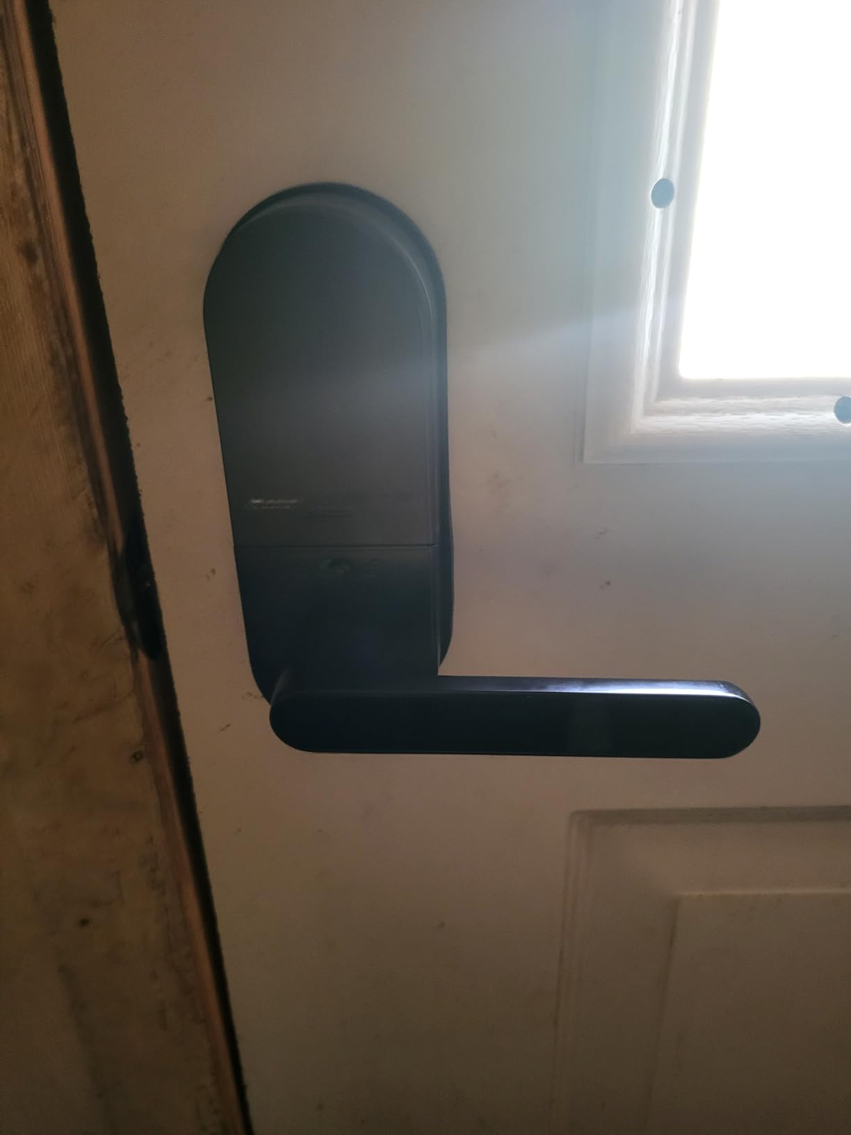 Fingerprint Smart Door Lock with Handle & Keypad – Bluetooth Keyless Entry for Front Door, Home, Kids, Guests, Airbnb & Rental, App + Code Access, Compatible with Alexa & Google, Easy DIY Install customer photo 2