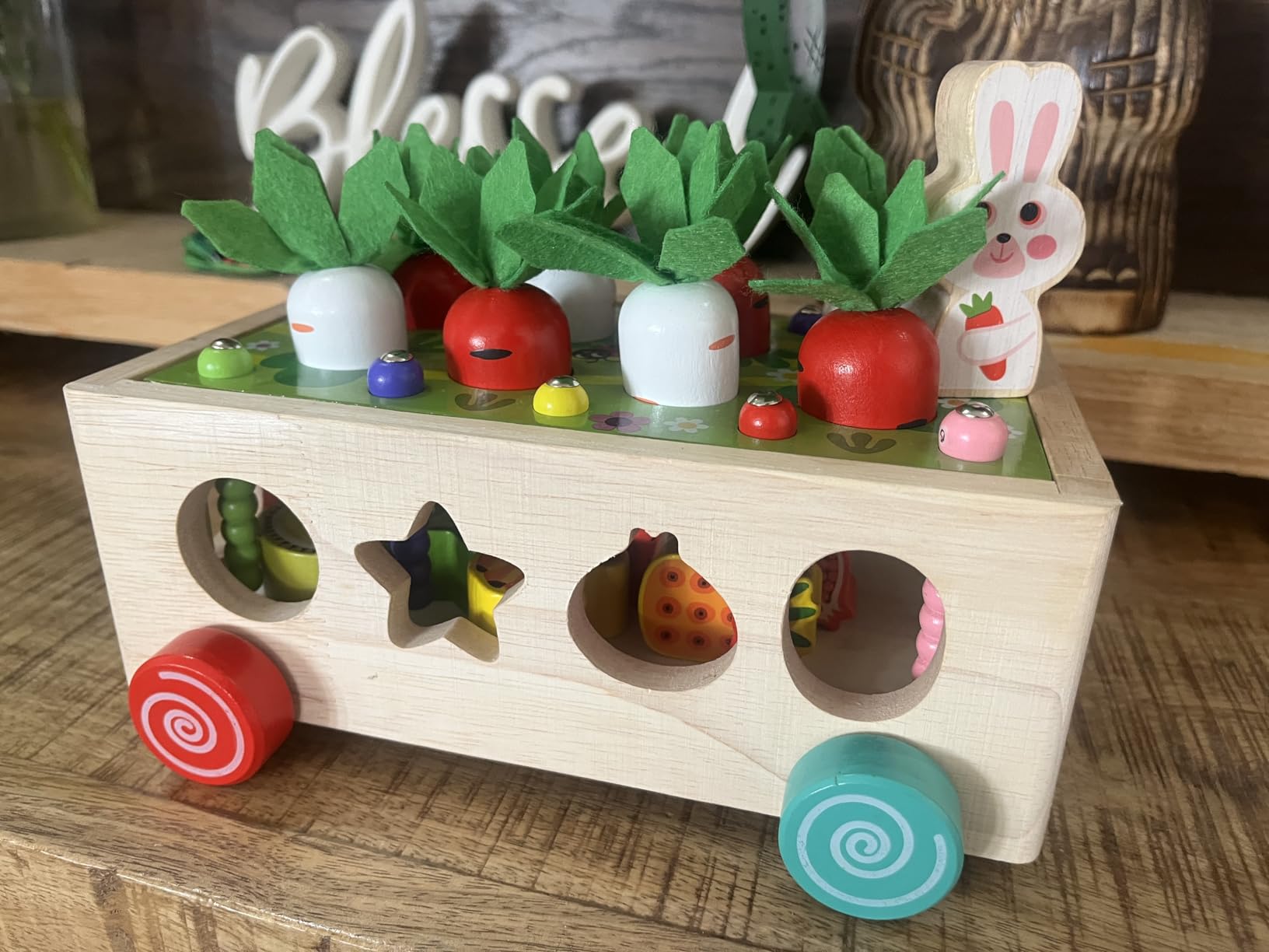 Toddlers Montessori Wooden Educational Toys for Boys Girls Age 1-3 Year Old customer photo 1