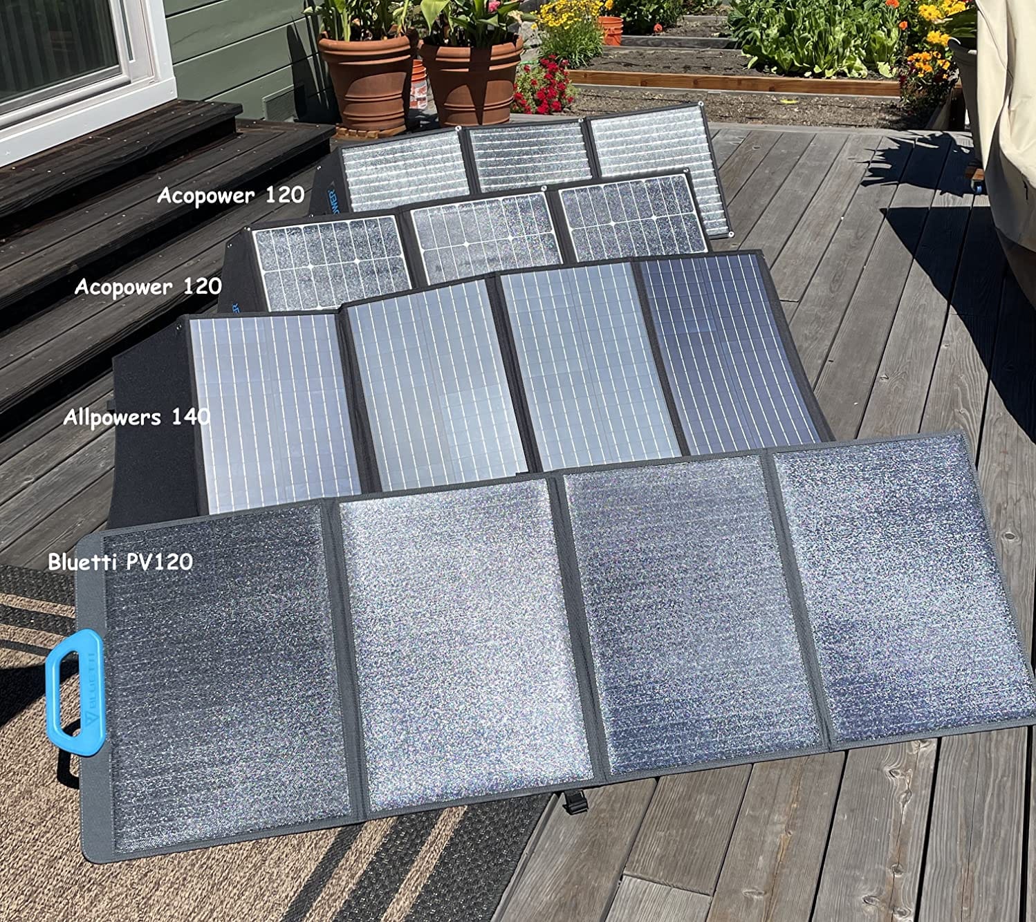 BLUETTI 100W Portable Solar Panel 23.4% High Efficiency IP67 Waterproof customer photo 2