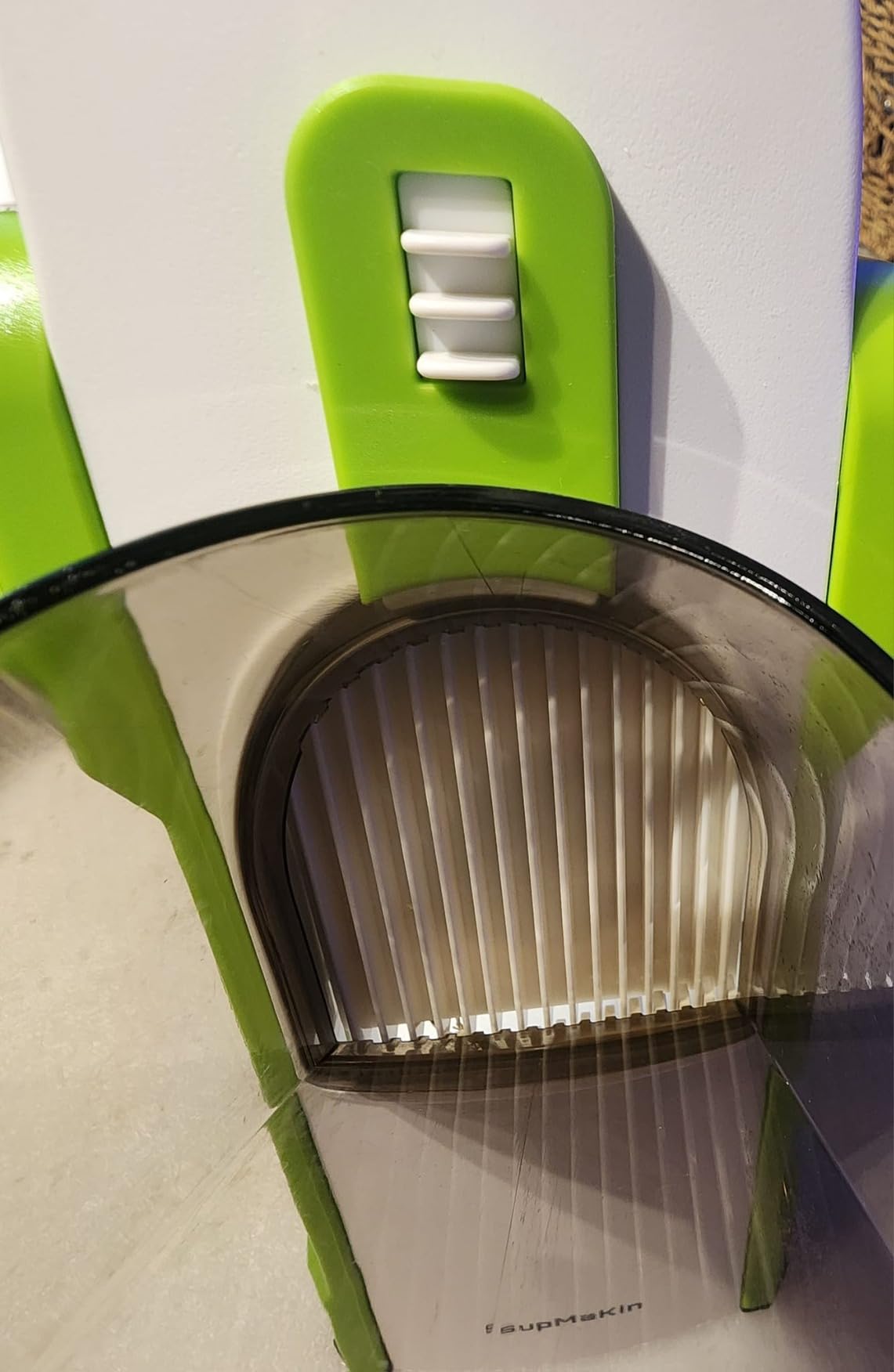 SupMaKin Safe Mandoline Slicer for Kitchen,Adjustable Potato Slicer 1-8 mm customer photo 1