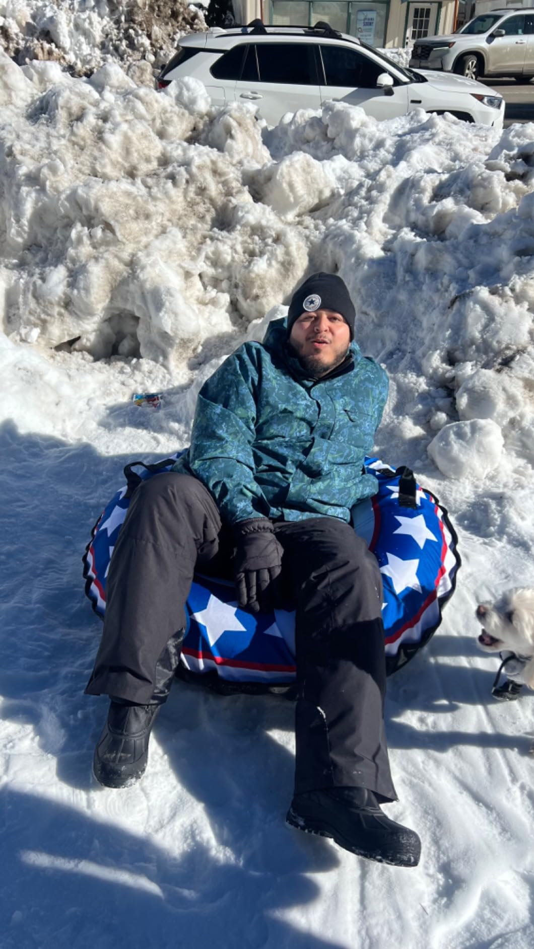 GoSports 44 Inch Heavy-Duty Winter Snow Tube with Premium Canvas Cover - Choose Your Style - Commercial Grade Sled customer photo 1