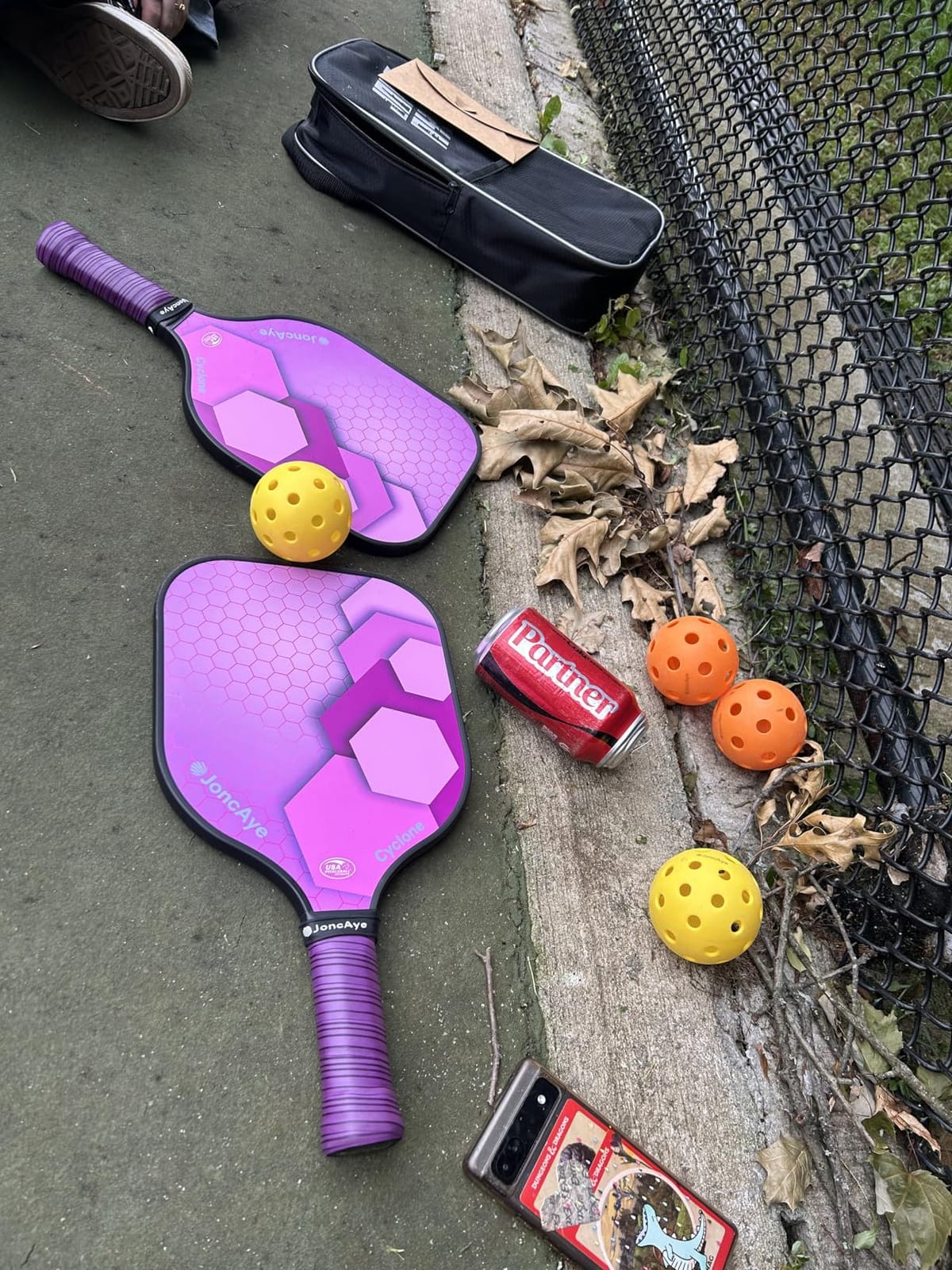 JoncAye Pickleball Paddles Set of 4 or 2 Fiberglass Rackets USAPA Approved customer photo 1