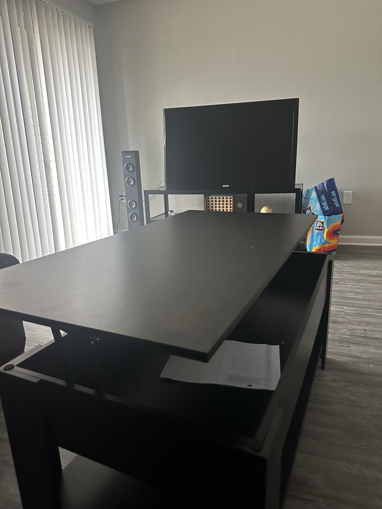 Yaheetech Lift Top Coffee Table with Hidden Storage & Lower Shelf, 38.6