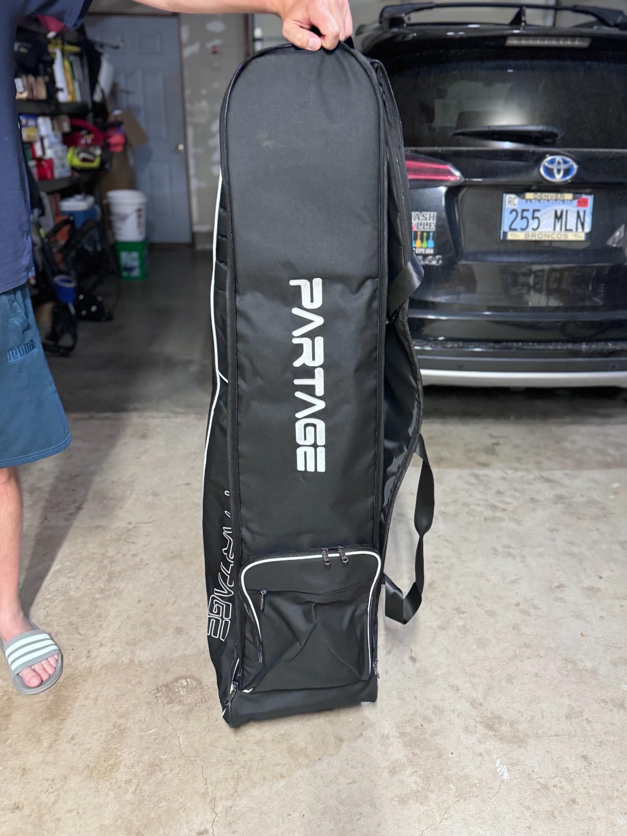 Partage Golf Travel Bag with Wheels, Airline Travel Case, 900D Oxford customer photo 1