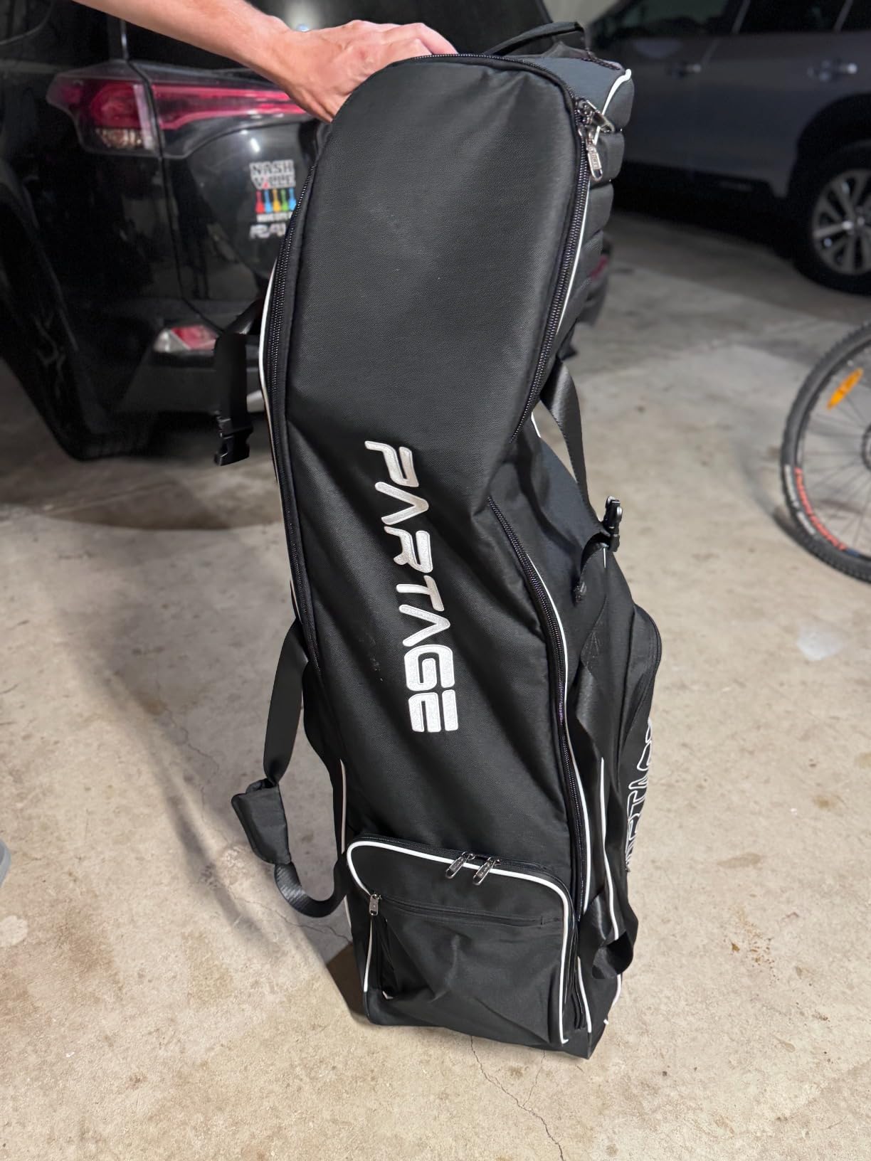 Partage Golf Travel Bag with Wheels, Airline Travel Case, 900D Oxford customer photo 2