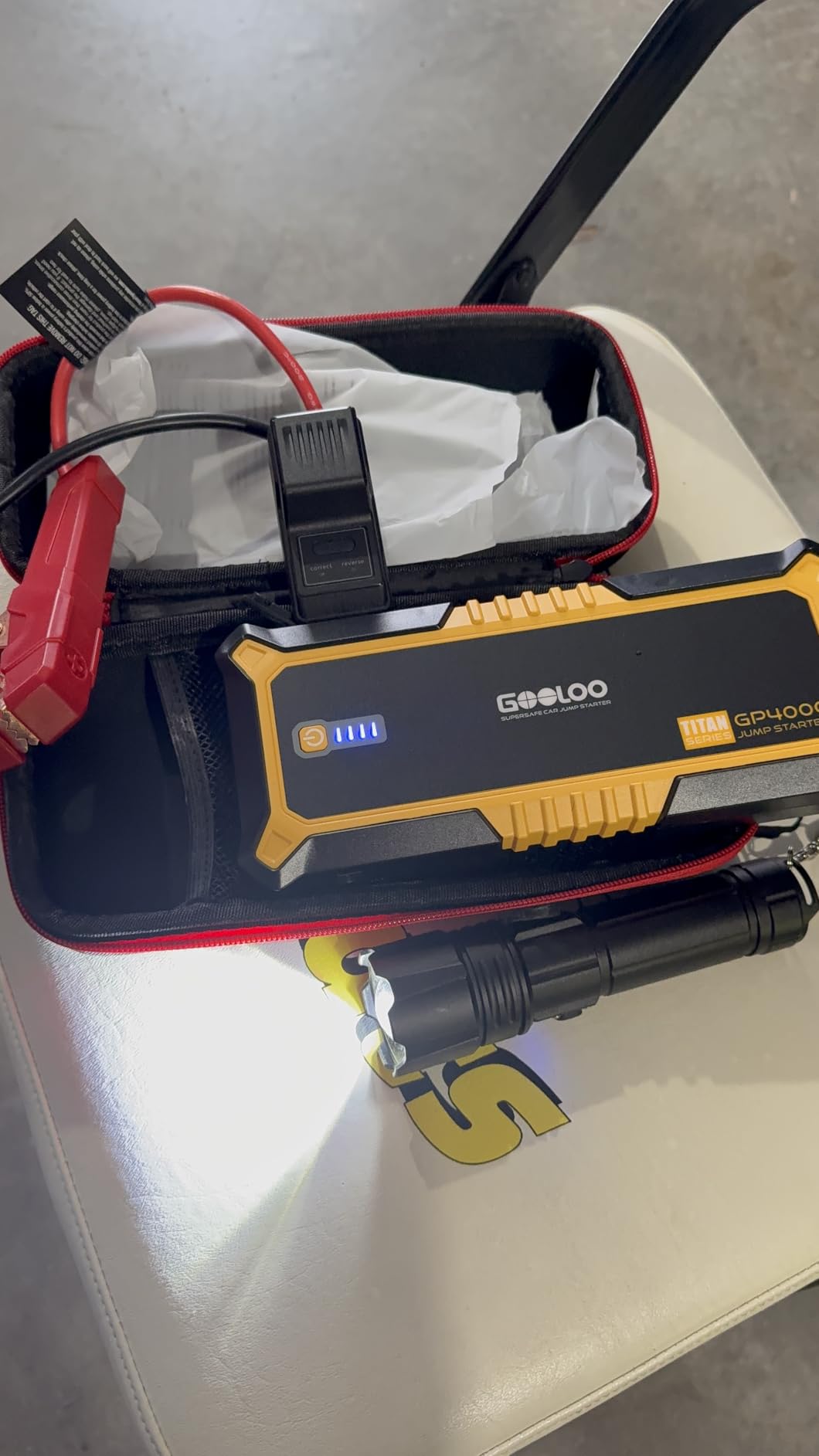 GOOLOO GP4000 Jump Starter - 4000A 12V Car Battery Jumper Starter Portable customer photo 1