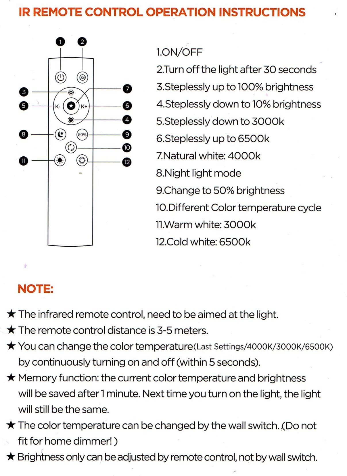 BLNAN Dimmable LED Flush Mount Ceiling Light Fixture with Remote Control, 12Inch 3000K-6500K Light Color Adjustable, Modern Ultra-Thin Ceiling Lamp for Bedroom Kitchen, Wired customer photo 2