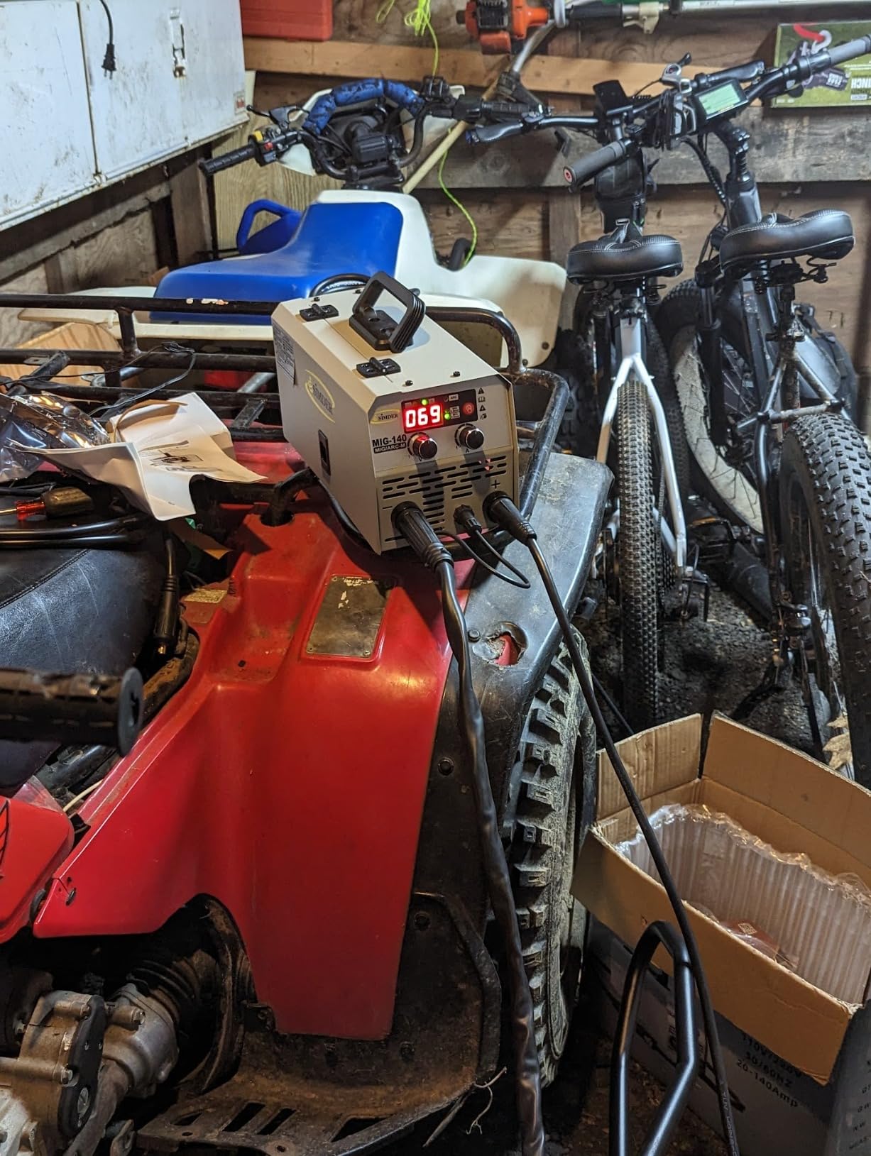 SSimder 140A MIG Welder 3 in 1, Dual Voltage Flux Core Lift TIG Stick customer photo 1