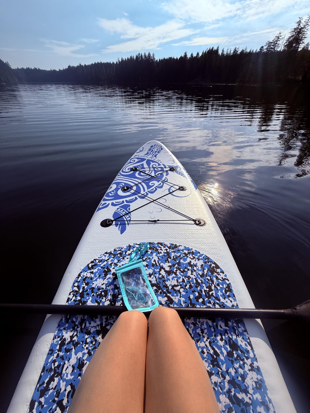 FEATH-R-LITE Inflatable Stand Up Paddle Board with Beginner SUP Accessories customer photo 2