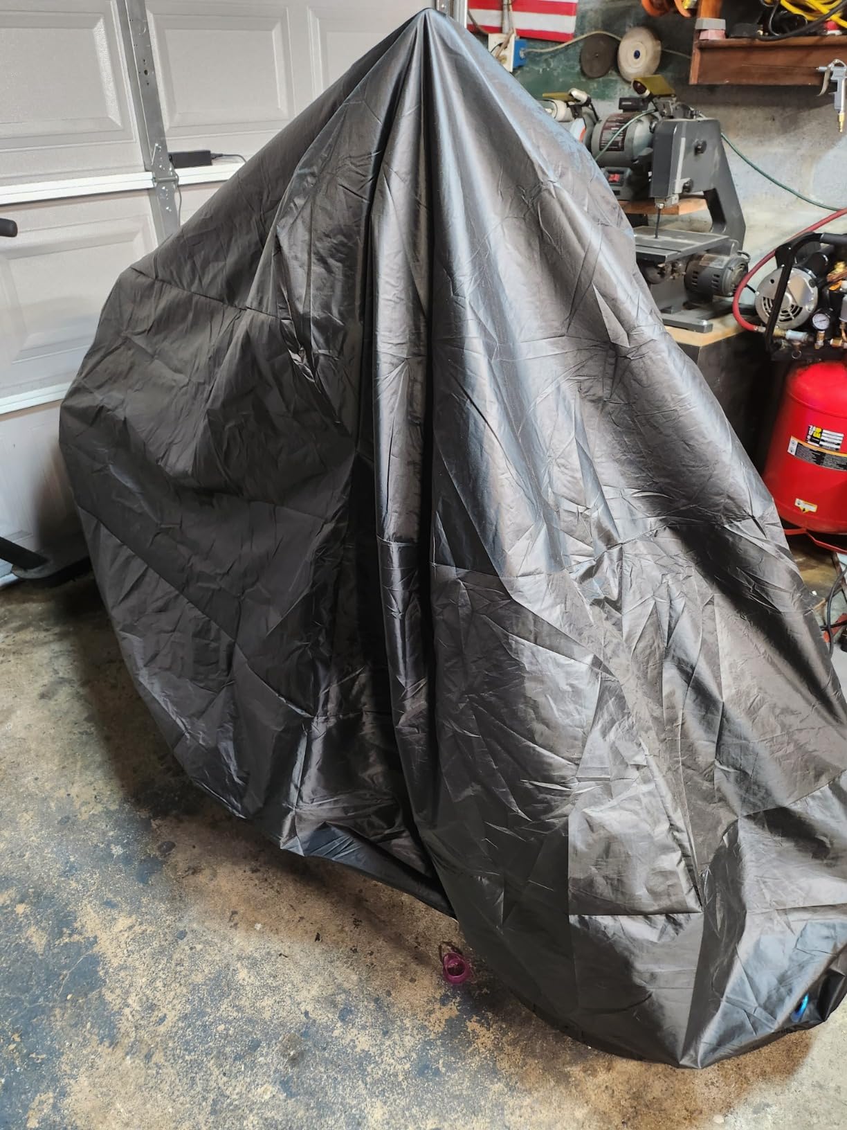 Hanmir Motorcycle Cover Waterproof Outdoor with Lock-Holes & Storage Bag customer photo 1