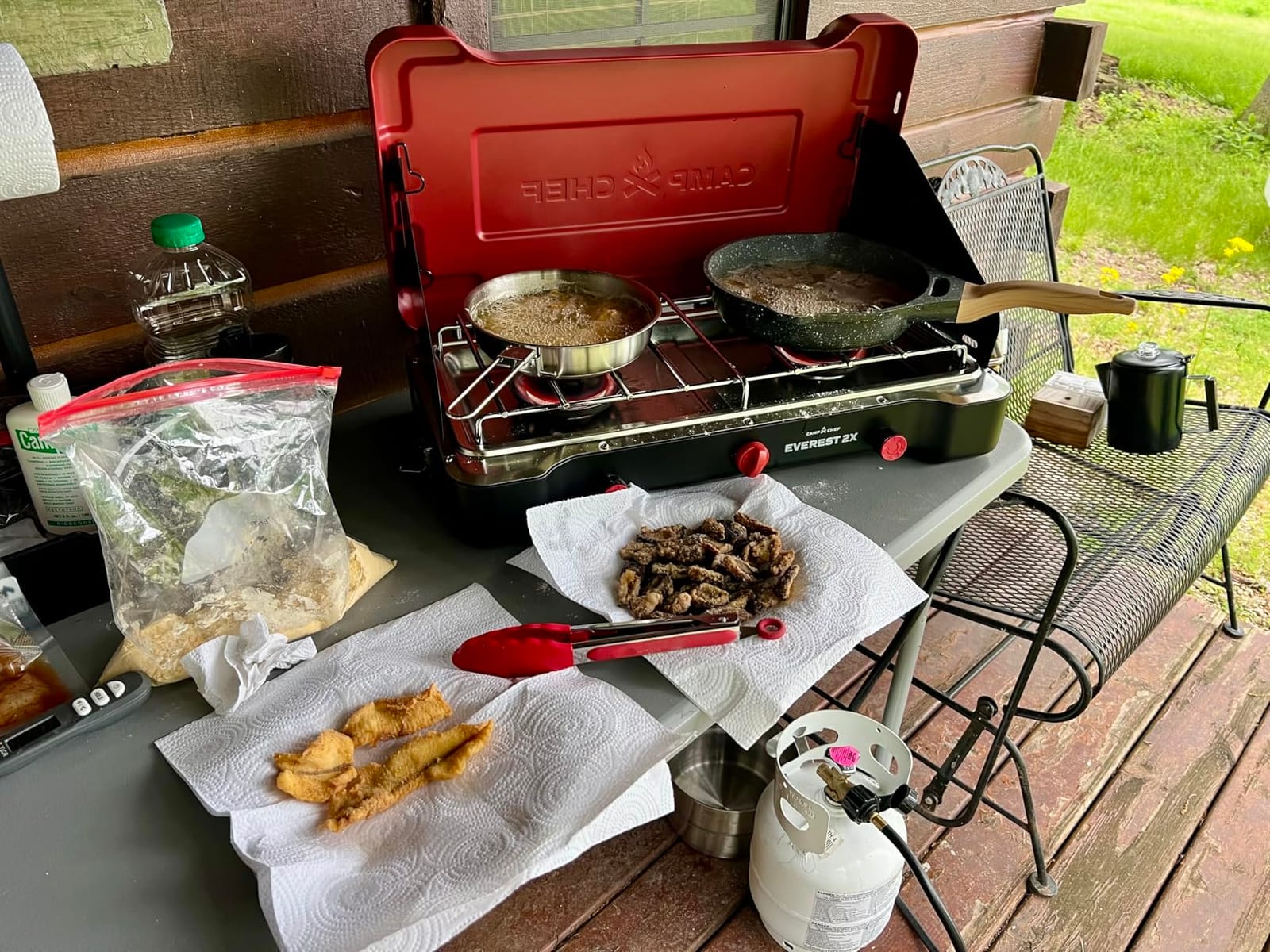 Camp Chef Everest 2X 2-Burner Portable Camping Stove, 40,000 BTUs, Propane customer photo 2