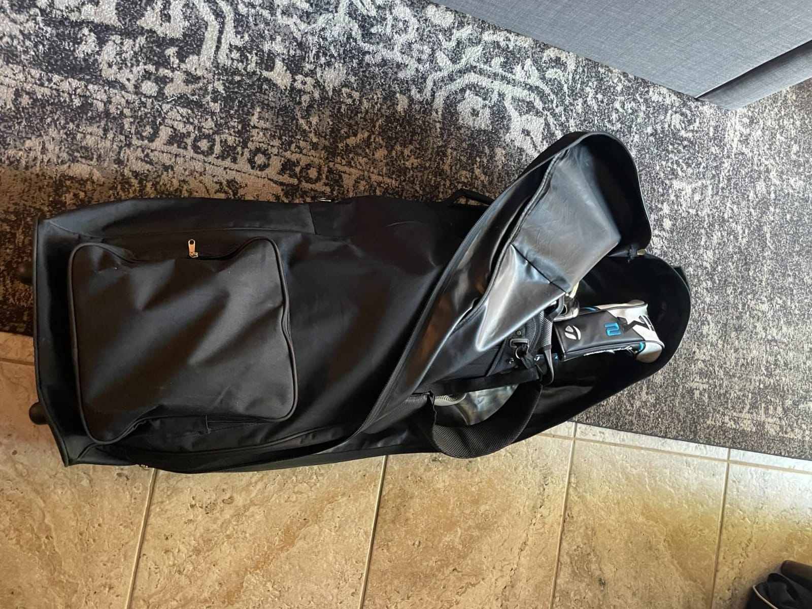 DAREKUKU Golf Travel Bag for Airlines - Heavy Duty 900D Oxford Fabric customer photo 2