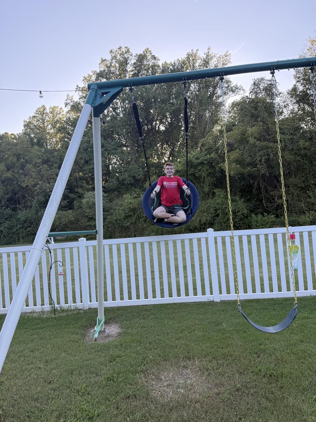 Hapfan 9.5ft Tall Swing Sets for Backyard for Big Kids & Adults (Patented) customer photo 2