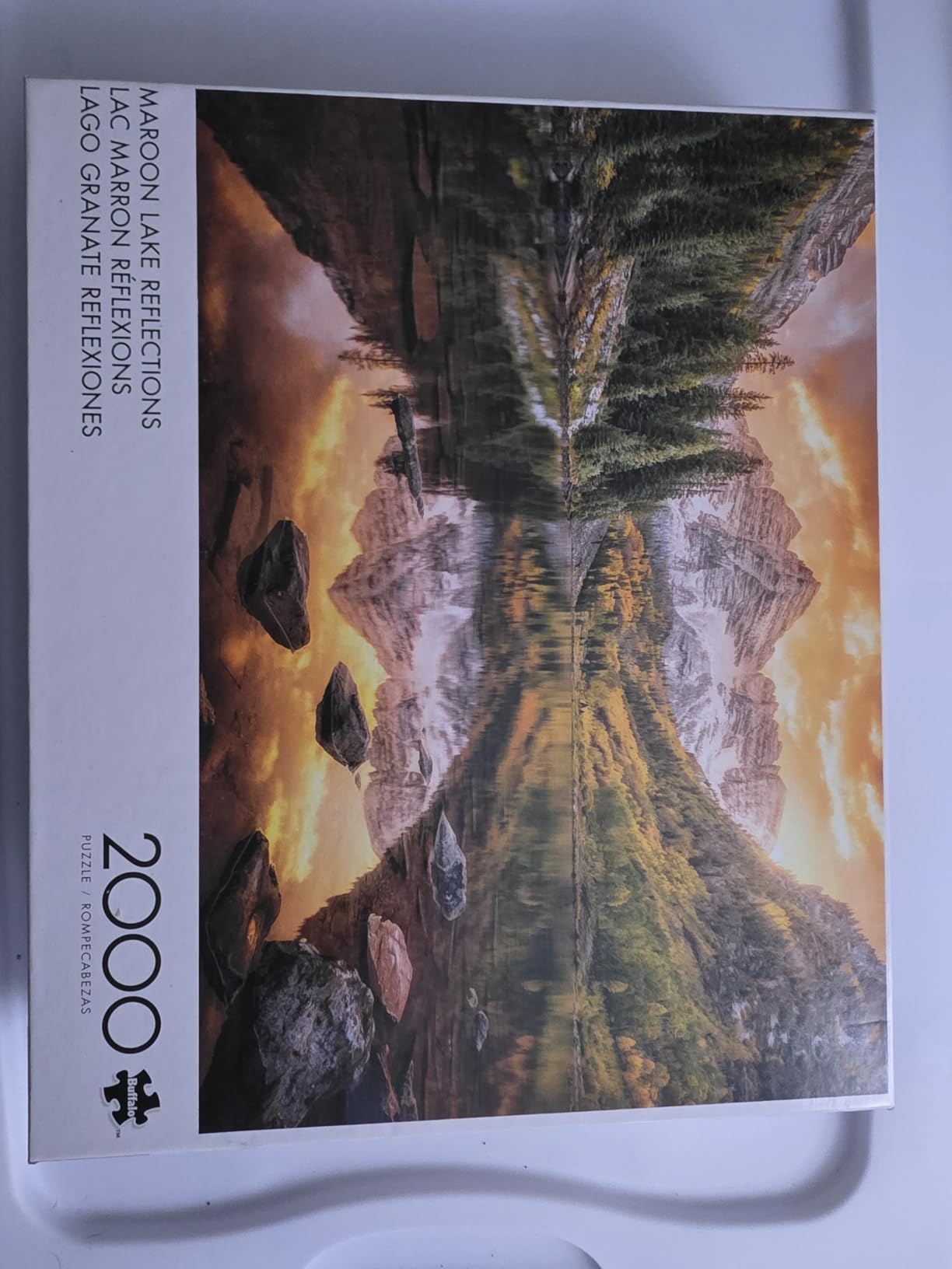 Buffalo Games Puzzles, Joshua Snow Lake, 2000 Piece Puzzles for Adults | Art by Joshua Snow, Intermediate to Expert, Made in USA, Recycled Board, Finished Size 38.50 x 26.50 in, Giftable customer photo 2