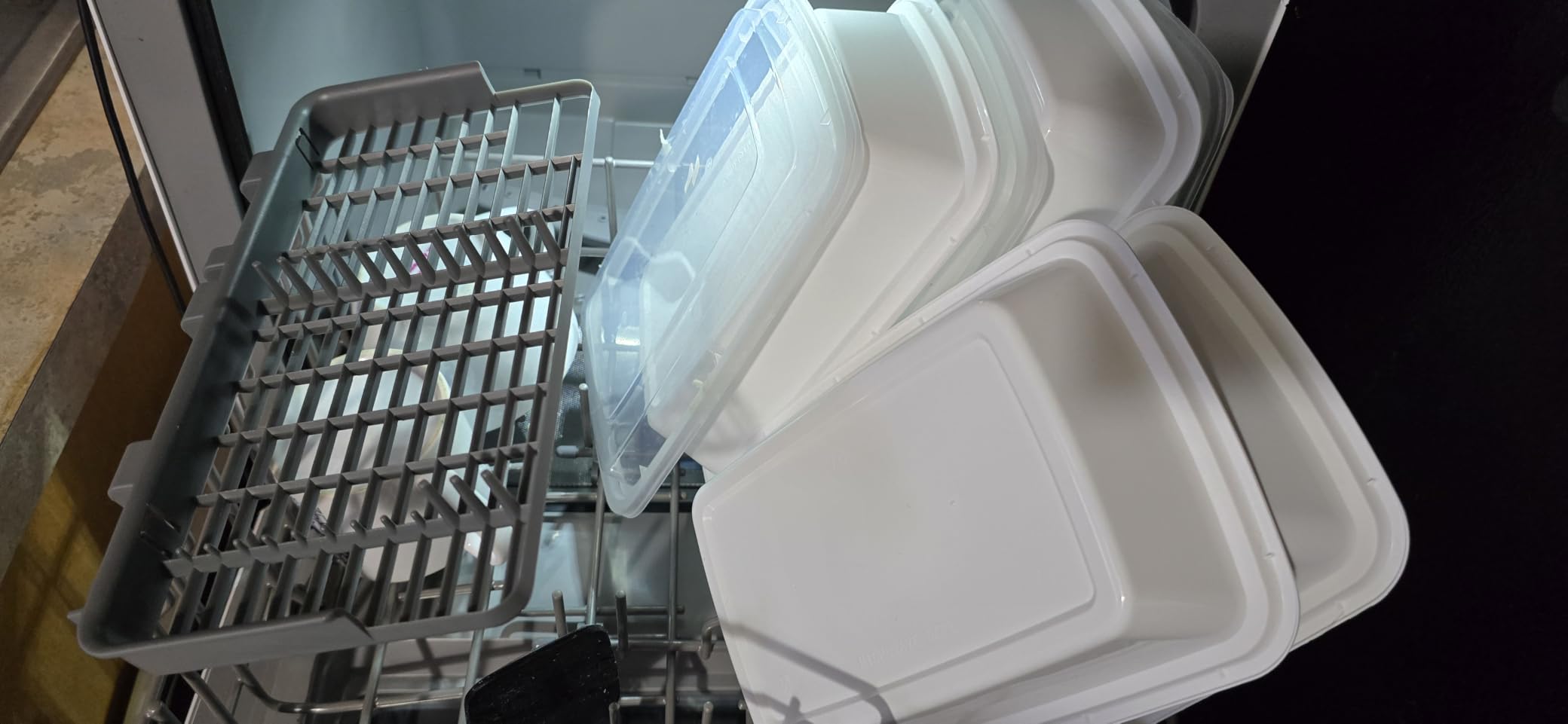 COMFEE' Portable Mini Dishwasher Countertop with 1.32Gal Built-in Water Tank for Apartments& RVs, No Hookup Needed, 6 Programs, 360° Dual Spray, 162℉ High-Temp& Air-Dry Function customer photo 2