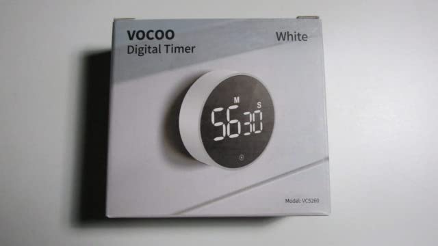 Digital Magnetic Kitchen Timer & Stopwatch with LED Display, Space Gray customer photo 1