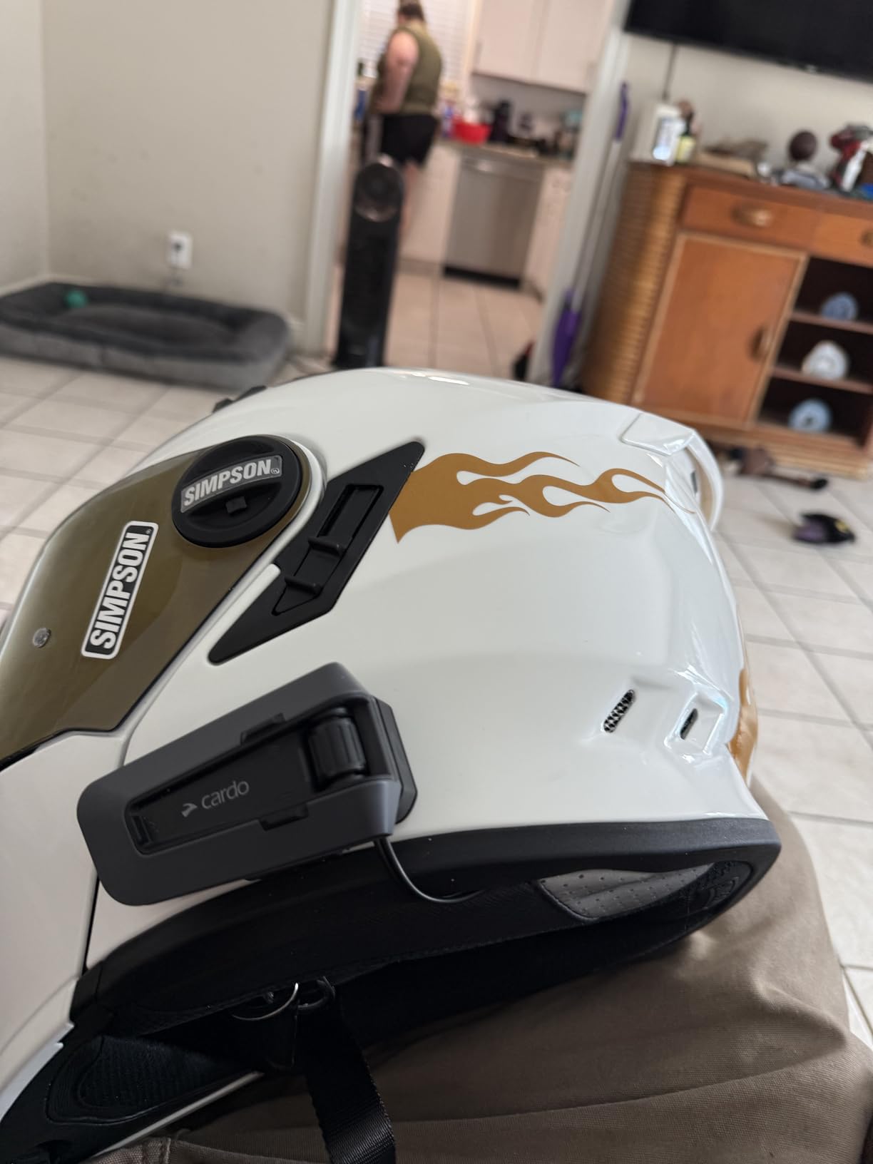 Cardo PACKTALK Edge Motorcycle Bluetooth Communication System Headset Intercom - Single Pack customer photo 1