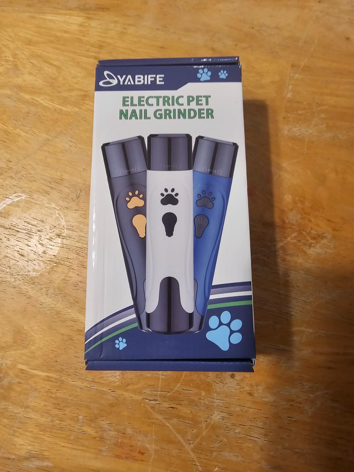 YABIFE Super Quiet Dog Nail Grinder & Clippers Kit with 2 LED Lights, 3 Speeds Up to 12,000 RPM, Lower Than 30dB Electric Pet Nail Trimmer for Small Medium Large Dogs and Cats customer photo 1