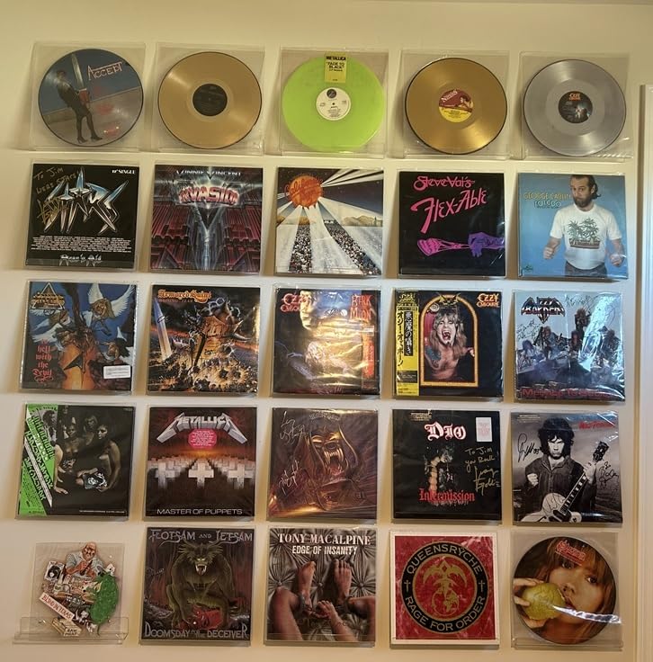 Laurensory Vinyl Record Wall Mount Shelves, 12 inch Vinyl Holder, 6 Pack customer photo 1