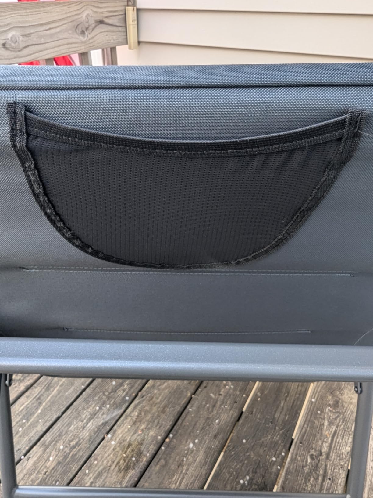 Timber Ridge Oversized Folding Rocking Camping Chair, Padded Outdoor Rocker with High Back, Portable Outdoor Chair for Patio, Garden, Lawn, Supports up to 400 lbs, Gray customer photo 2
