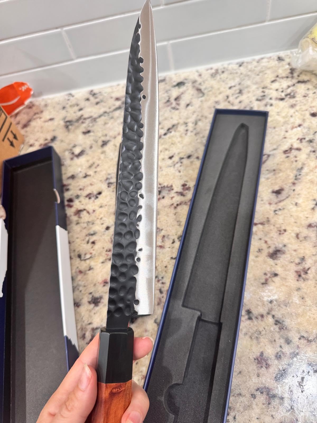 KEEMAKE 8 Inch Chef Knife, Japanese Hand Forged customer photo 1