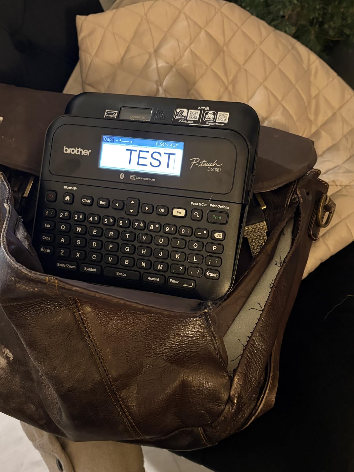 Brother P-Touch PT-D610BT Business Professional Connected Label Maker with Bluetooth® customer photo 1