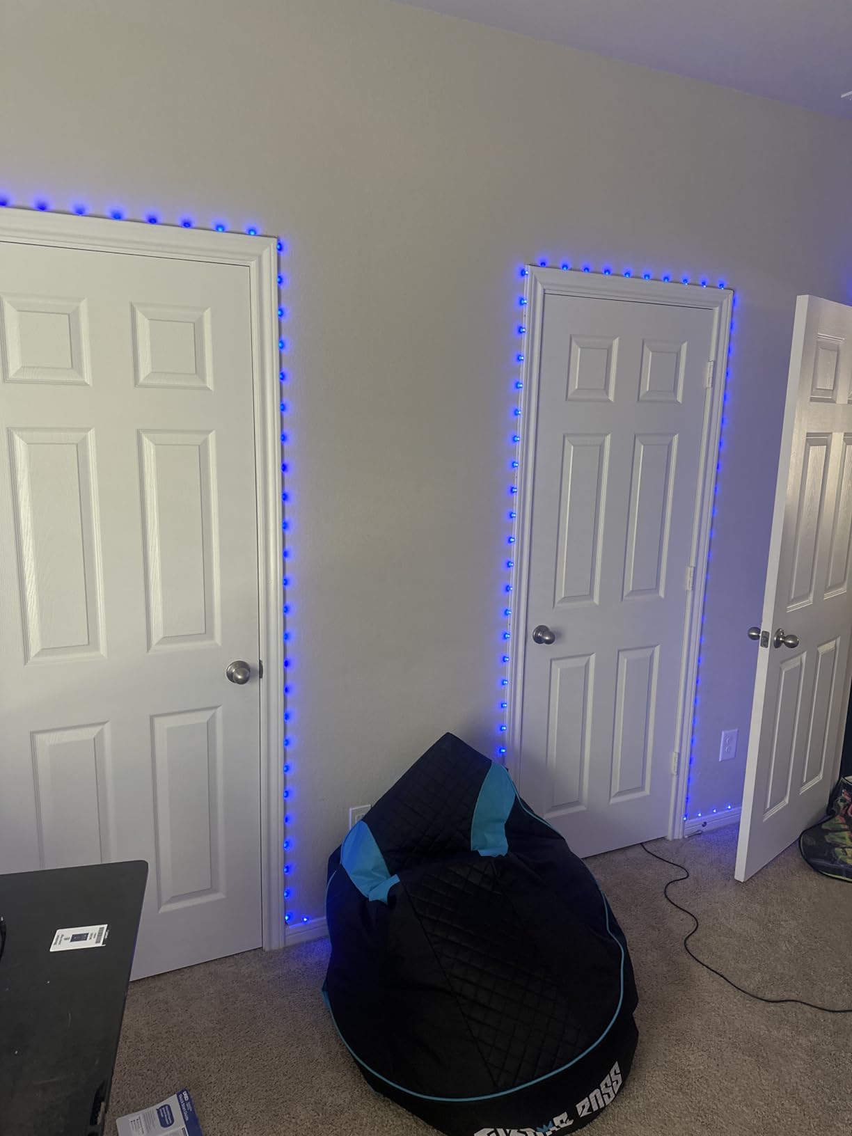 Keepsmile 100ft Led Strip Lights (2 Rolls of 50ft) Bluetooth Smart App Control Music Sync Color Changing RGB Led Light Strip with Remote,Led Lights for Bedroom Room Home Decor Party Festival customer photo 1