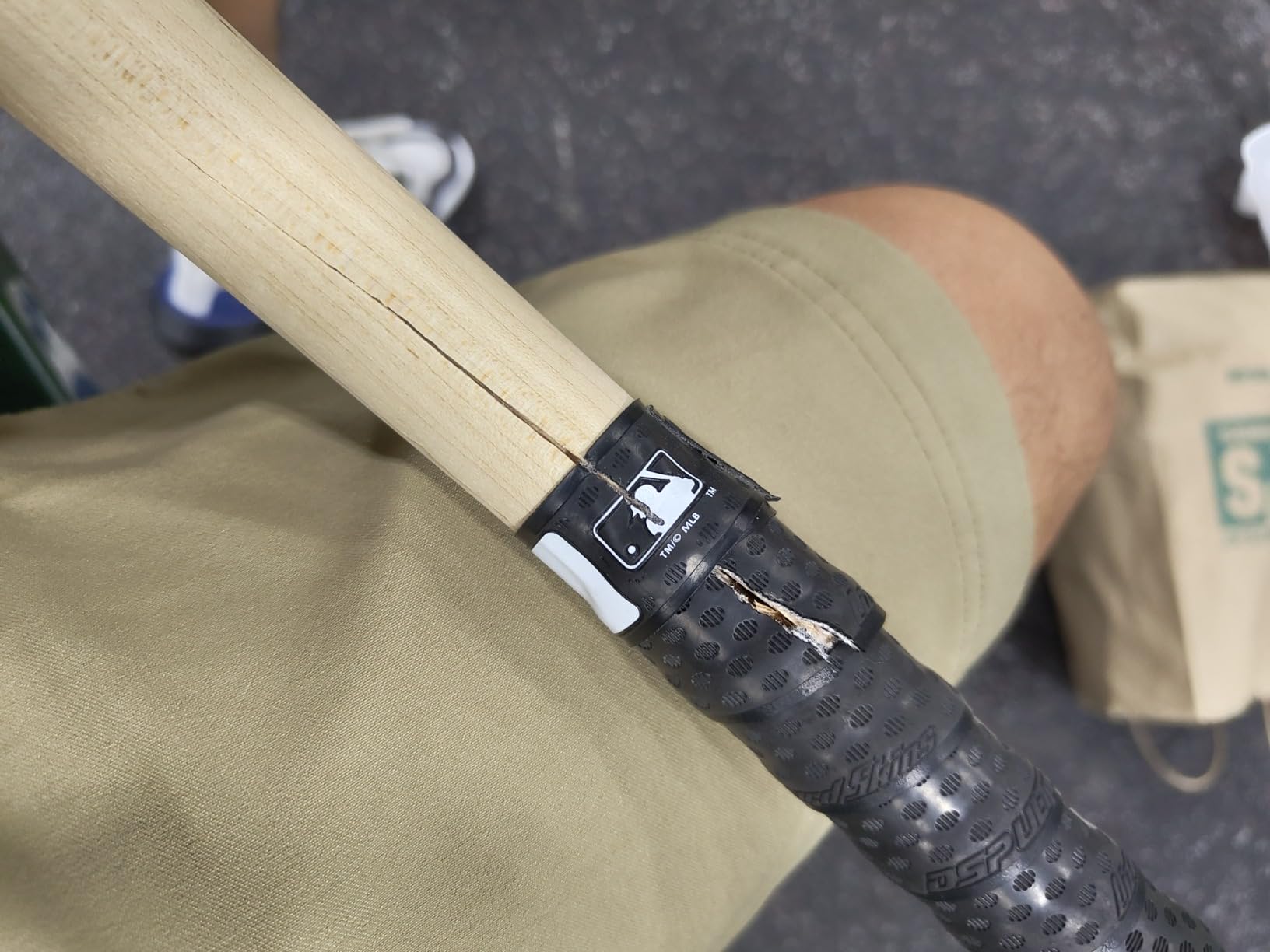 Louisville Slugger Genuine Mix Unfinished Clear Baseball Bat customer photo 1