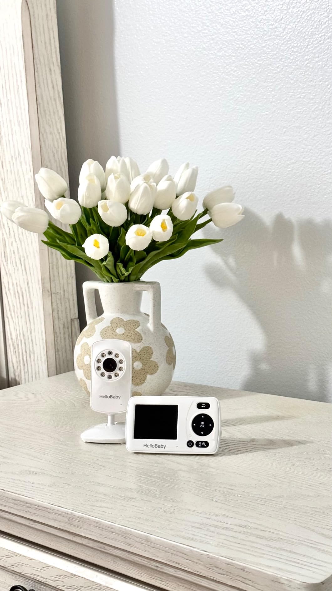 HelloBaby HB30 Video Baby Monitor with Digital Camera and Audio, No WiFi No App Safety Baby Monitor, 8 Languages, Auto Night Vision, 1000ft Transmission Range, 2.4 inch Portable Screen customer photo 1