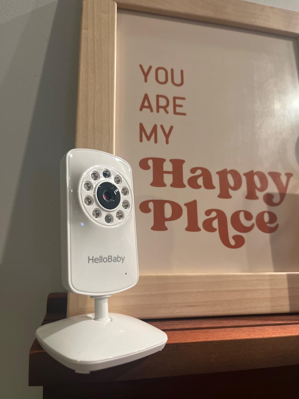 HelloBaby HB30 Video Baby Monitor with Digital Camera and Audio, No WiFi No App Safety Baby Monitor, 8 Languages, Auto Night Vision, 1000ft Transmission Range, 2.4 inch Portable Screen customer photo 2