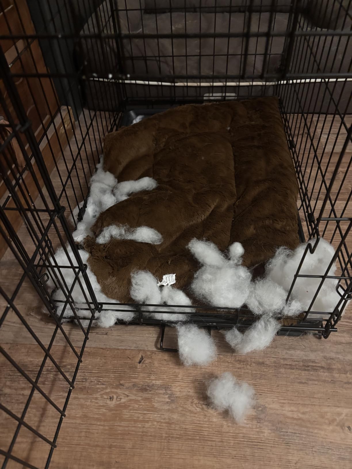 Dog Crate Pad Washable Dog Bed for Crate Medium Cozy Mat 36-Inch Gray customer photo 2