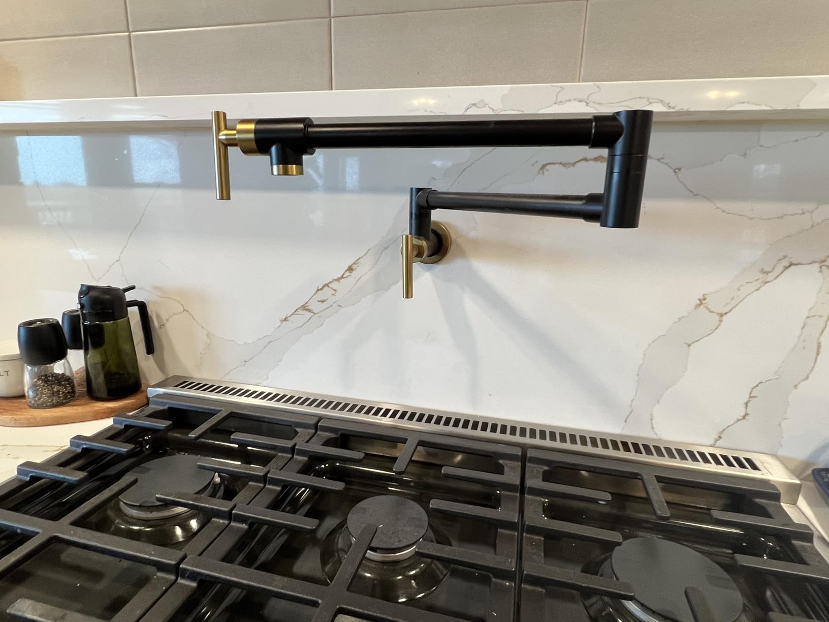 CENOSA Bar Sink Faucet Single Hole with Pull Down Sprayer Matte Black customer photo 2
