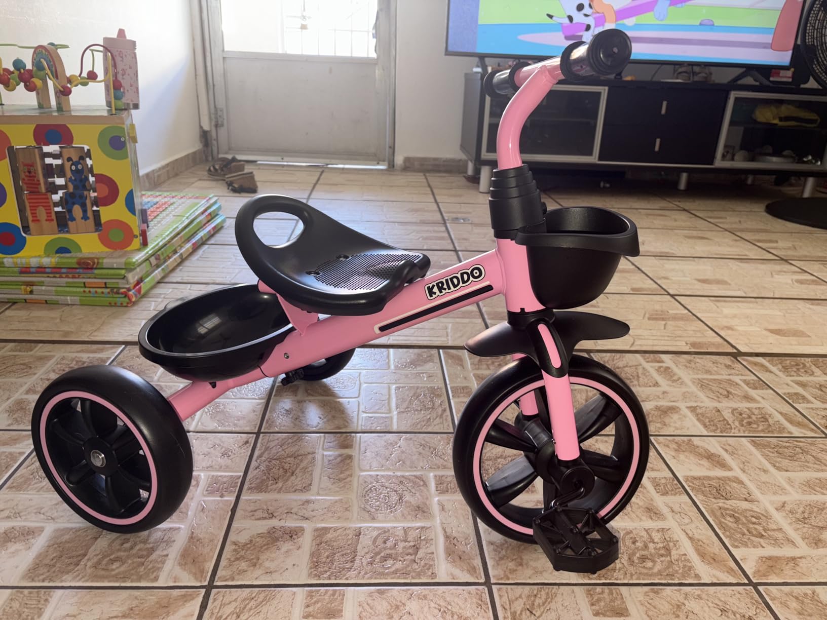KRIDDO Toddler Tricycle for Toddlers Age 2-5, Tool-Free Trike customer photo 2