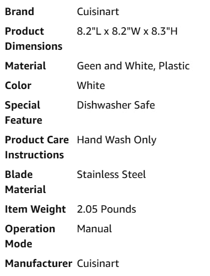 Cuisinart Large Salad Spinner- Wash, Spin & Dry Salad Greens, Fruits & Vegetables, 5qt, CTG-00-SASG Grey customer photo 1