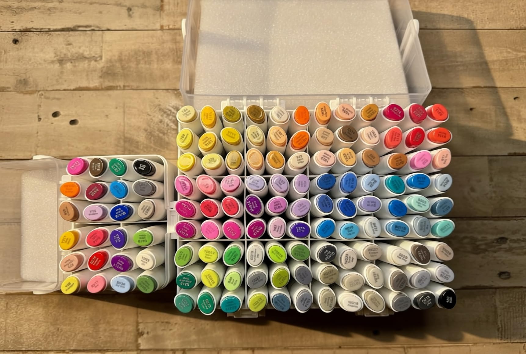 Ohuhu Alcohol Markers Fine& Slim Broad 60 Colors for Adult Beginners Artist customer photo 1