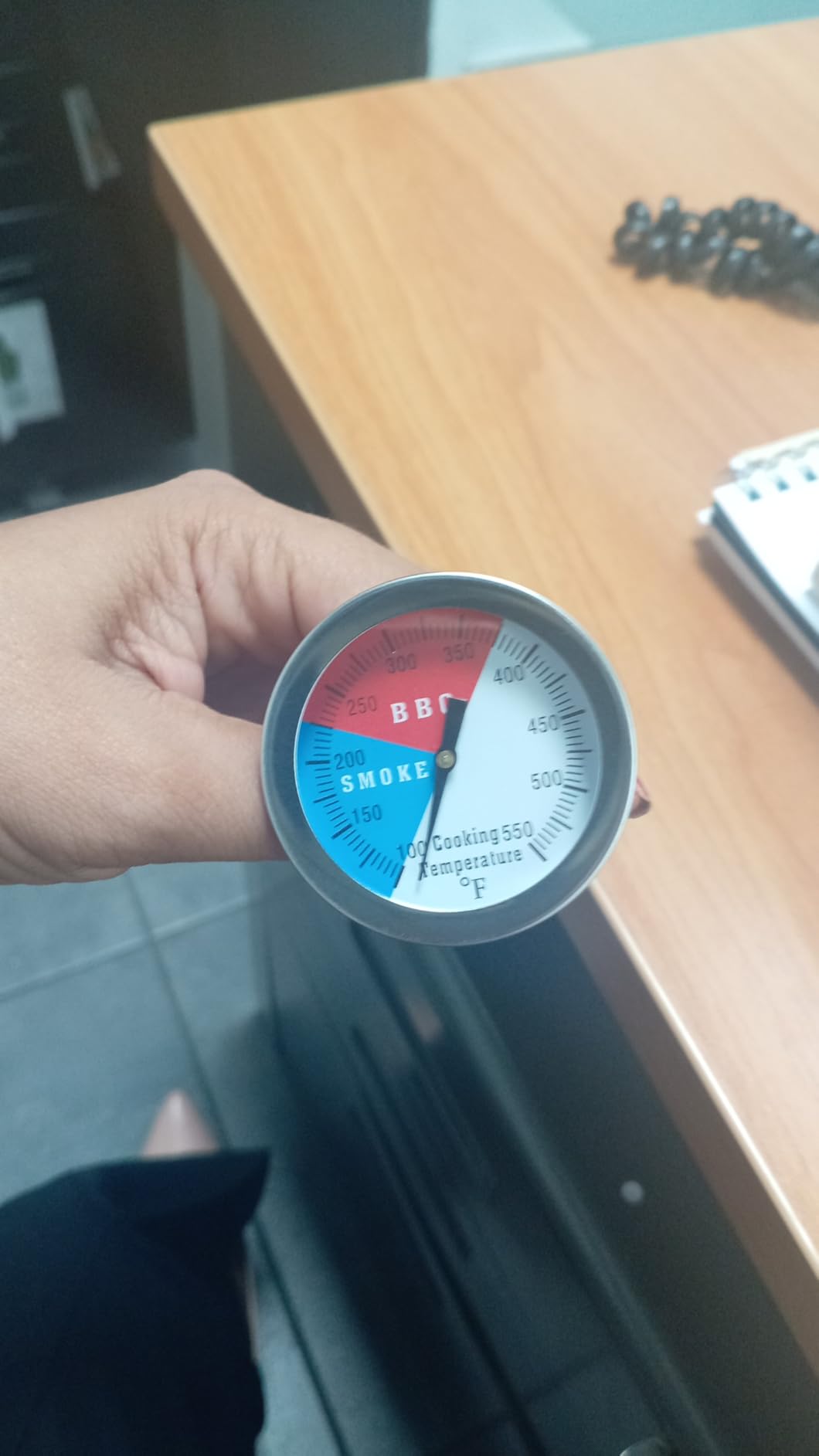 Grill Thermometer for Outside Grill, 2 Inch BBQ Thermometer for Grill customer photo 1