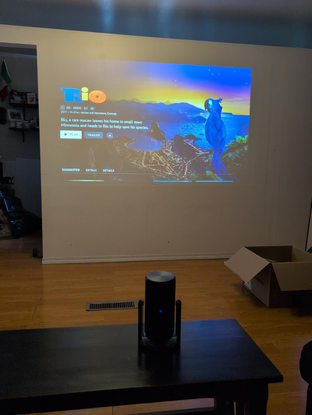 NEBULA Capsule 3 Laser Outdoor Portable Mini Smart TV Projector customer photo 1