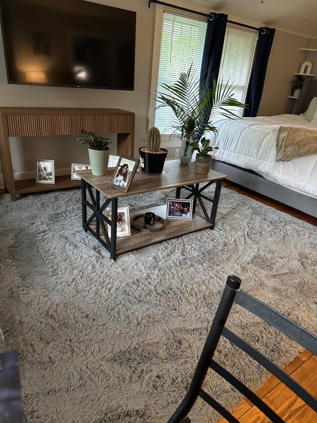 GreenForest Round Corners Coffee Table for Living Room customer photo 1