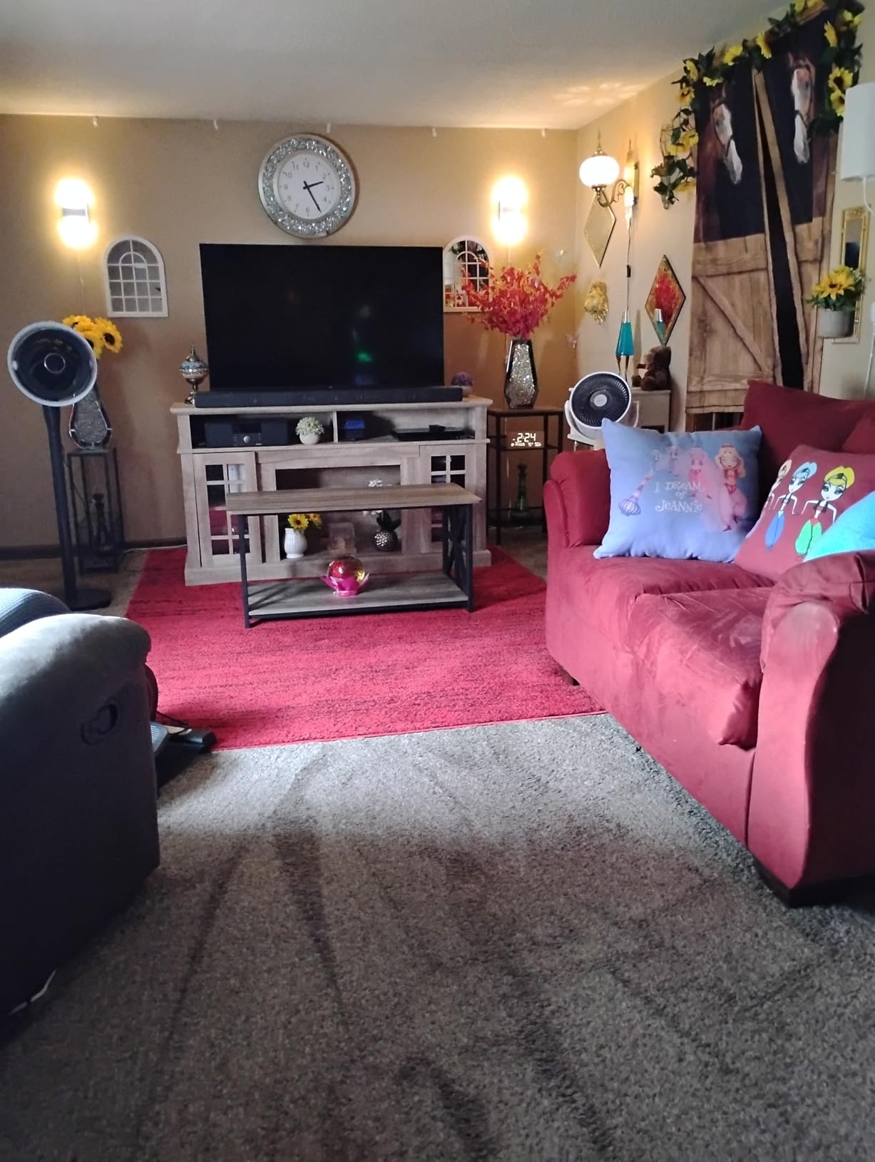 GreenForest Round Corners Coffee Table for Living Room customer photo 2